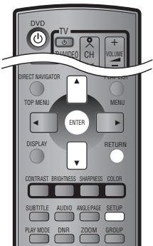 PANASONIC DVD-S97 - ÉTAPE 3 CONFIGURATION RAPIDE - 1