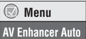PANASONIC DVD-S97EG - Pulse [AV ENHANCER] para seleccionar "Auto", "User1", "User2" o "User3". - 1