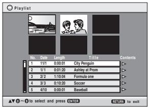 PANASONIC DVD-S97EG - Lettura di una playlist - 1