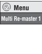 PANASONIC DVD-S99 - Betätigen Sie [MULTI RE-MASTER] zur Wahl von „1“, „2“ oder „3“. - 1