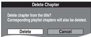 PANASONIC DMRES45V - ▶ Delete Chapter - 1