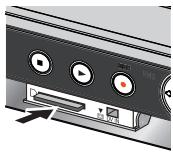 PANASONIC DMRES45V - Inserting/Removing the SD card - 3