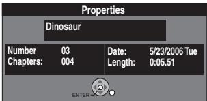 Properties Dinosaur Number 03 Date: 5/23/2006 Tue Chapters: 004 Length: 0:05.51 ENTER