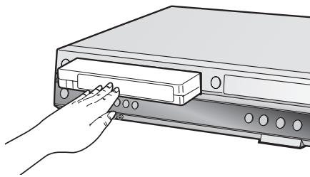 PANASONIC DMRES45V - Insertar un videocasete - 1