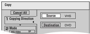 PANASONIC DMRES45V - ■ To change the setting - 1
