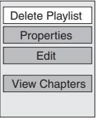 PANASONIC DMRES45V - Editing playlists/chapters - 1