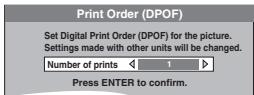 PANASONIC DMRES45V - ■ Print Order (DPOF) - 1