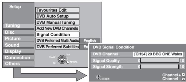 PANASONIC DMREX89EB - When “Signal Condition” is displayed in grey and cannot be selected: - 1