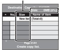 PANASONIC DMREX89EB - About the data size for copying - 1