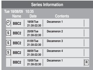 Series Information Tue 18/08/09 10:35 Name Date Contents BBC2 18/08 Tue Decameron 1 21:30-22:30 S BBC2 25/08 Tue Decameron 2 21:30-22:30 S BBC2 01/09 Tue Decameron 3 21:30-22:30 S BBC2 08/09 Tue Decameron 4 21:30-22:30 BBC2 15/09 Tue Decameron 1 R
