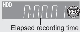 HDD 1:00.0 Rec Elapsed recording time