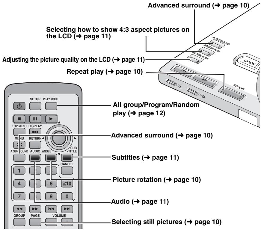PANASONIC DVDLX8EB - Useful function guide - 1