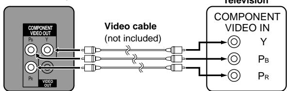 PANASONIC DVDRV32GC - COMPONENT VIDEO OUT terminal - 1
