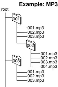 PANASONIC DVDRV32GC - Naming folders and files - 1