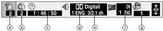 PANASONIC DVDRV32GC - Disc information - 1