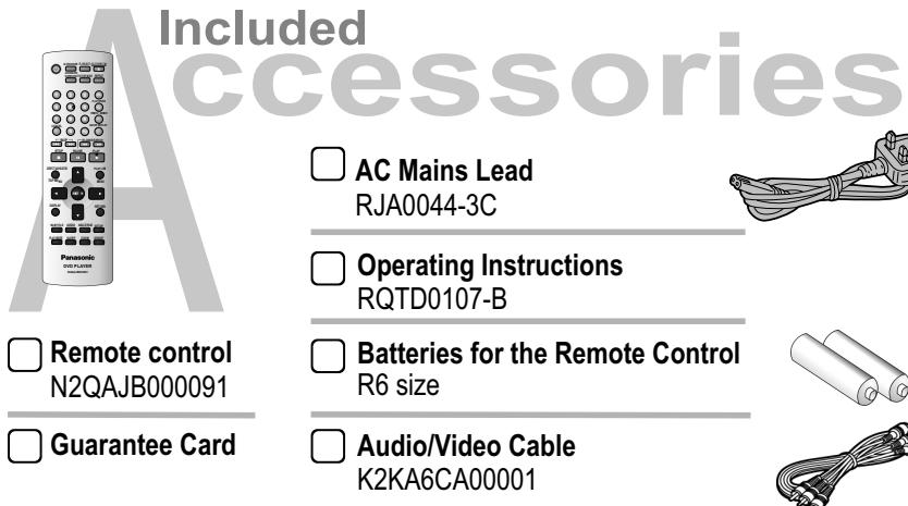 PANASONIC DVDS27EB - Included Accessories - 2