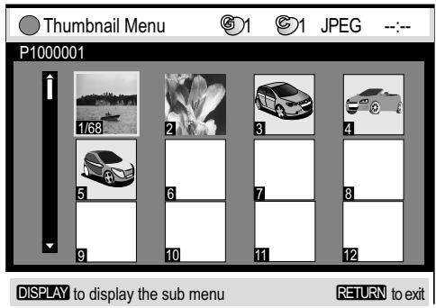 PANASONIC DVDS27EB - Navigation Menu - 1