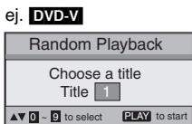 PANASONIC DVDS47PLA - Cambio delorden de reproduccion - 1
