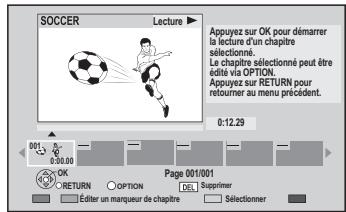 PANASONIC DMR-XW380 - Pour éditer et lire des chapitres - 1