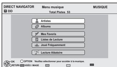 PANASONIC DMR-XW380 - ■ Changer les écrans VIDÉO ou IMAGE - 1
