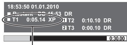 PANASONIC DMR-XW380 - Appuyez deux fois sur [STATUS ①]. - 1