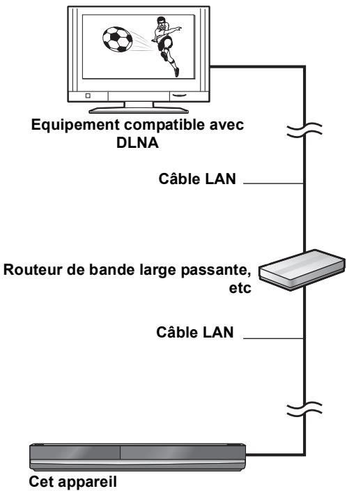PANASONIC DMR-XW380 - DLNA caractéristique - 1