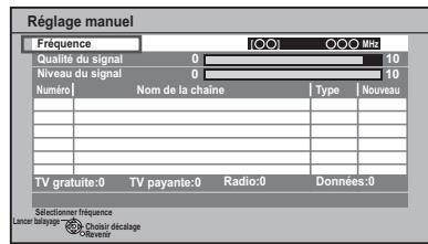 PANASONIC DMR-XW380 - ■ Réglage manuel - 1