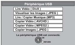 PANASONIC DMR-XW380 - Ecran de menu - 1