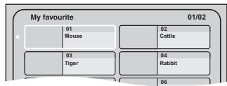 PANASONIC DMR-XW380 - Lorsque le Top Menu est affiché Sélectionnez le titre que vous voulez commencer à copier, puis appuyez sur [OK]. - 1