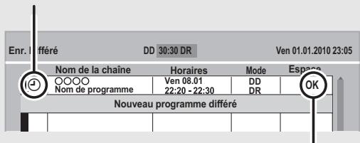 PANASONIC DMR-XW380 - Appuyez sur [OK]. - 1