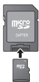 PANASONIC DMR-XW380 - ■ En utilisant une carte miniSD ou microSD - 1