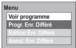 PANASONIC DMR-XW380 - Sélectionnez le programme, puis appuyez sur [OK]. - 1