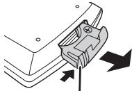 PANASONIC DVD-LS70EG - ■ Knopfzellen-Batterie (mitgeliefert) einsetzen - 1