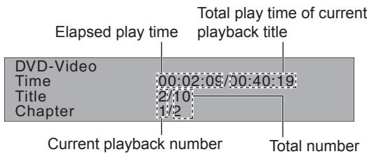 PANASONIC DVD-LS70EG - Displaying current playback condition (Quick OSD) - 2