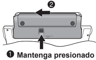 ① Mantenga presionado