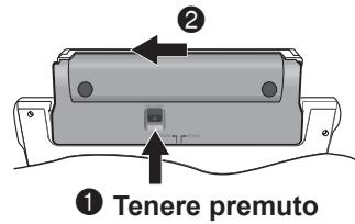 ① Tenere premuto