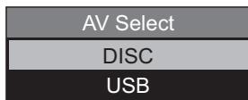 AV Select DISC USB