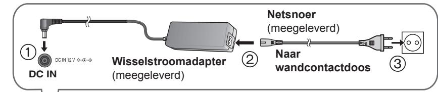 PANASONIC DVD-LS70EG - ② De batterij opladen - 1