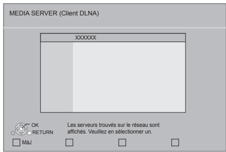 PANASONIC DMP BD75 - Appuyez sur [MEDIA SERVER]. - 1