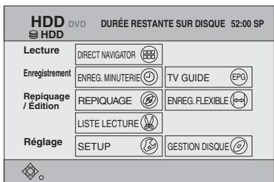 PANASONIC DMR E85H - Appuyer sur [FUNCTIONS]. - 1