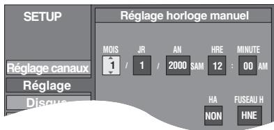 PANASONIC DMR E85H - Pour une utilisation immédiate (Réglage horloge manuel) - 1