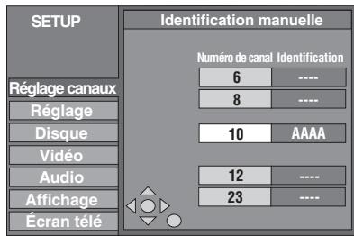PANASONIC DMR E85H - Identification manuelle - 1