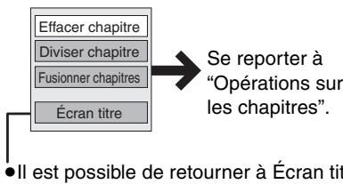 PANASONIC DMR E85H - Appuyer sur [SUB MENU], puis sur [▲, ▼] pour sélectionner l'opération, puis appuyer sur [ENTER]. - 1