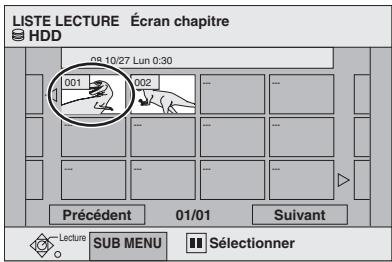 PANASONIC DMR E85H - Édition et lecture de listes de lecture/chapitres - 3