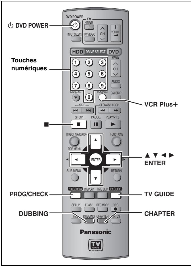 PANASONIC DMR E85H - ■ Annulation de l'enregistrement après son lancement - 1