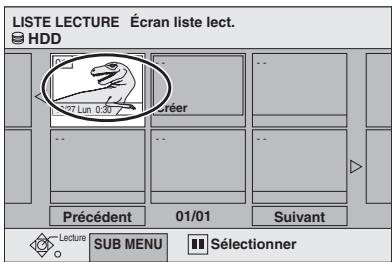 PANASONIC DMR E85H - Édition et lecture de listes de lecture/chapitres - 1