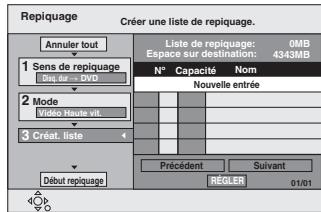 PANASONIC DMR E85H - Transfert à partir d'une liste de transfert - 2
