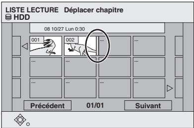 PANASONIC DMR E85H - Opérations sur les chapitres - 1