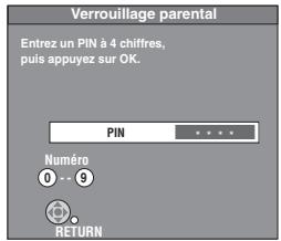 PANASONIC DMR-EX96CEGK - Verrouillage parental - 1