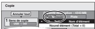 PANASONIC DMR-EX96CEGK - ■ Pour enregistrer dossier par dossier - 1